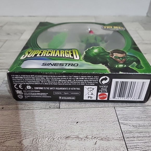 DC Comics Green Lantern Supercharged Sinestro‎ 3.75"-Mattel - Picture 2 of 5